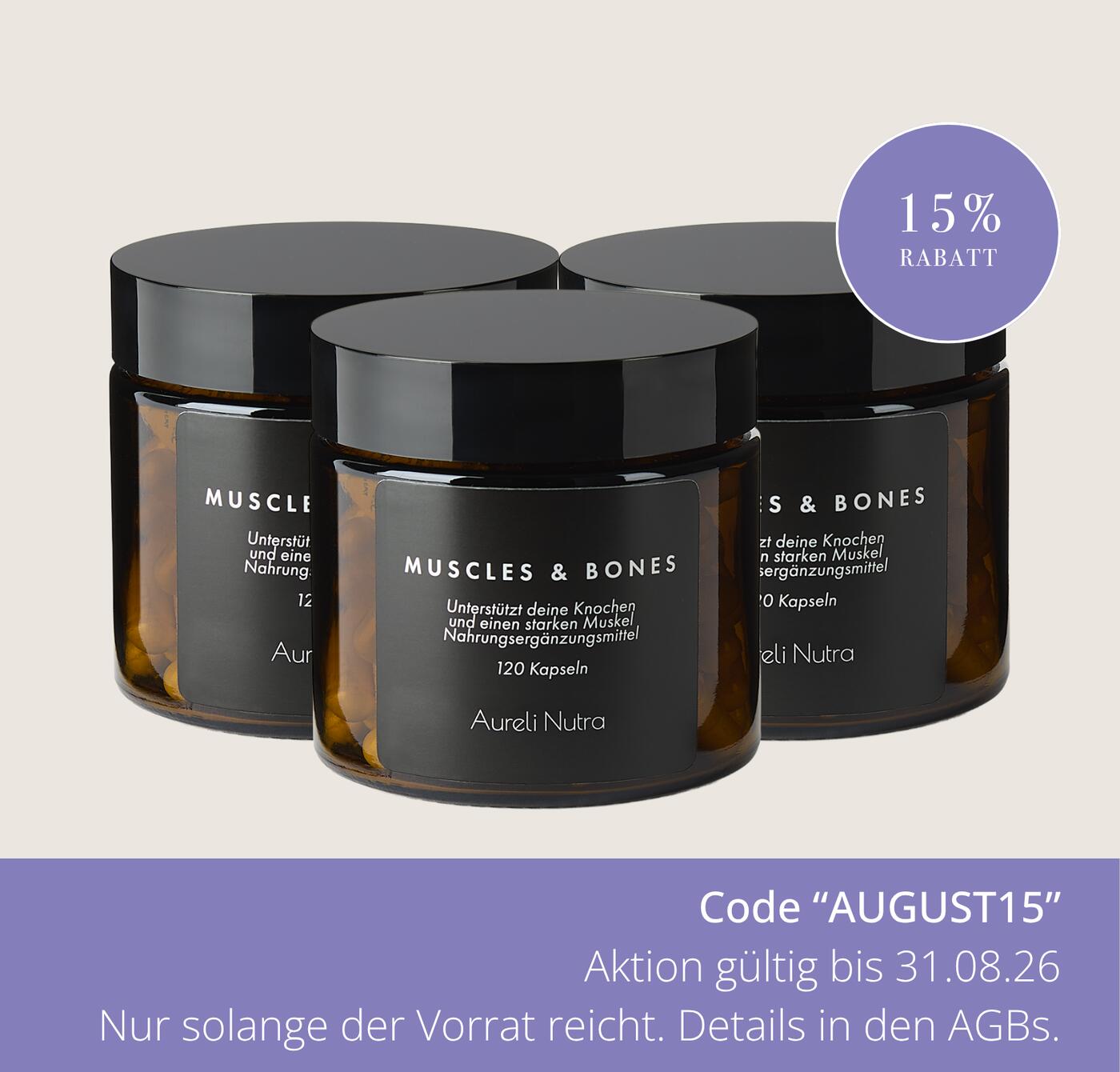 Aureli Nutra Muscles & Bones 3er Pack-1